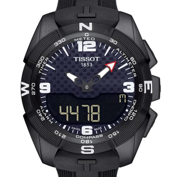 Tissot T-touch Expert Solar Mens Black Watch T0914204705701 material_Silicone - One Size
