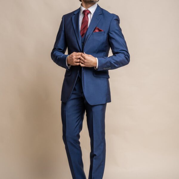 Ford Blue Three Piece Suit Short