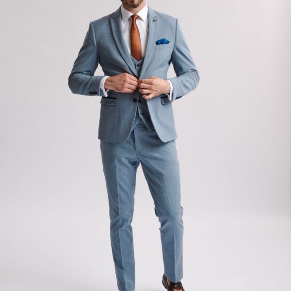 Bromley Sky 3 Piece Suit