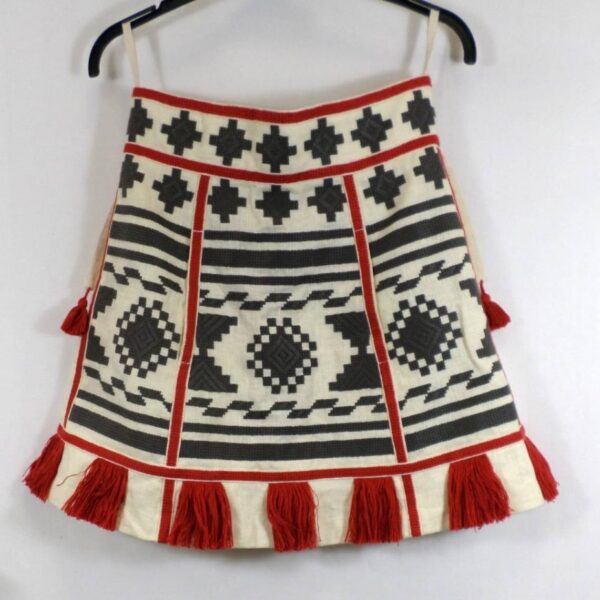 Vita Kin Linen Skirt Cream Size: S