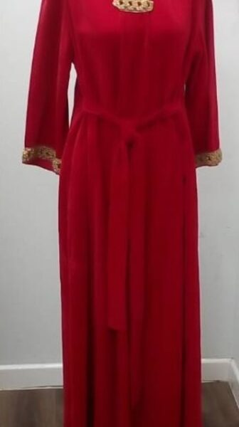 Fenwicks Vintage Maxi Dress Red Size: L