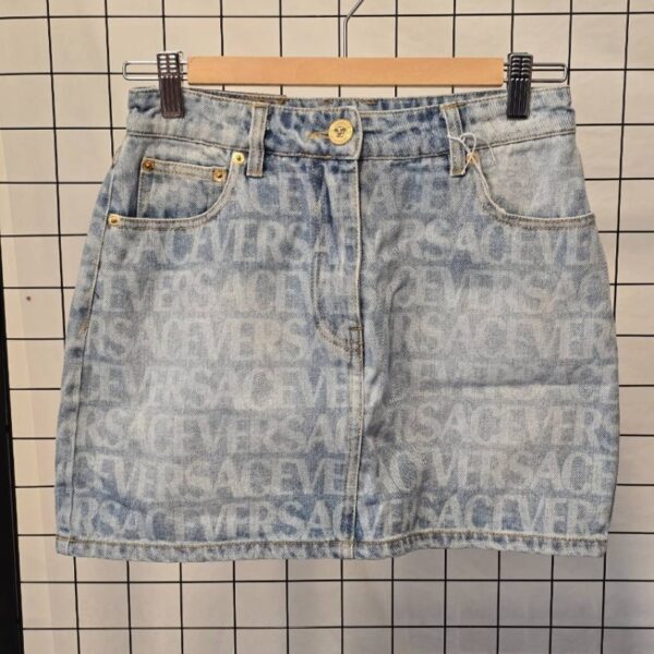 Young Versace  Light-wash Blue Denim Size: S