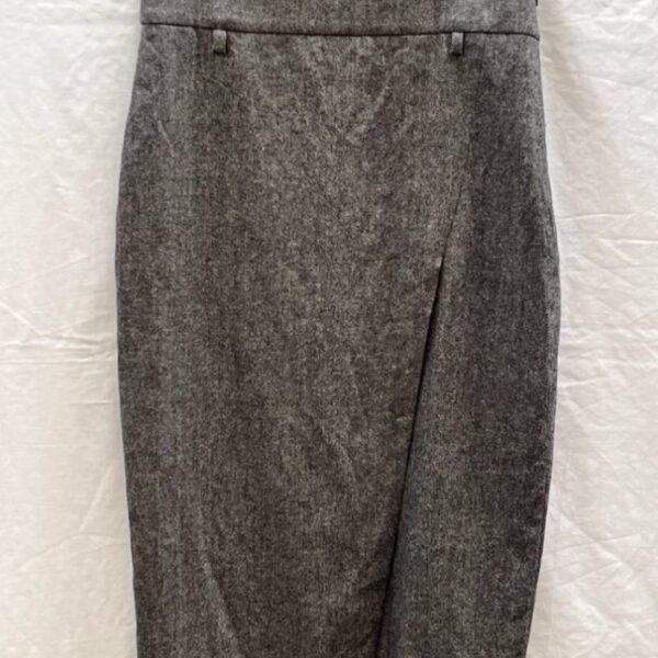 Brunello Cucinelli Wool/cashmere Pencil Skirt Grey Size: M