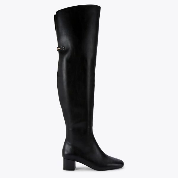 Carvela Block Heel Over the Knee Boots Black