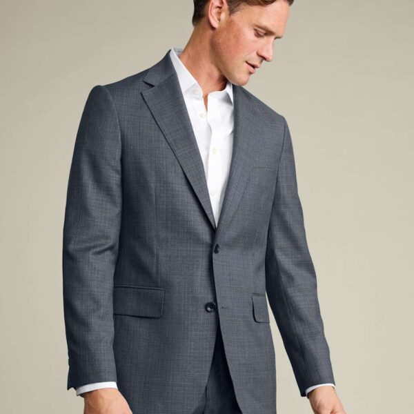 Charles Tyrwhitt Slim Fit Italian Wool Suit Jacket Grey