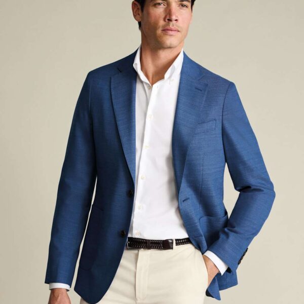 Charles Tyrwhitt Slim Fit Wool Rich Suit Jacket Royal Blue