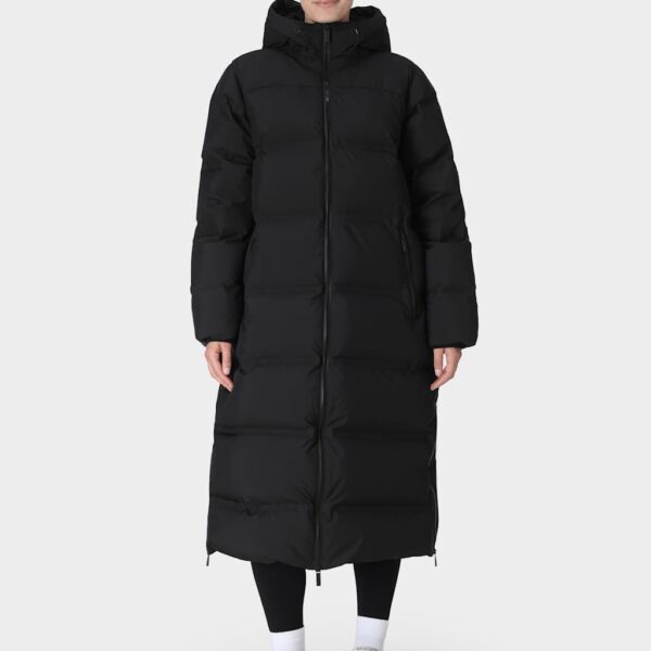 Sweaty Betty Nimbus Waterproof Longline Puffer Jacket Black