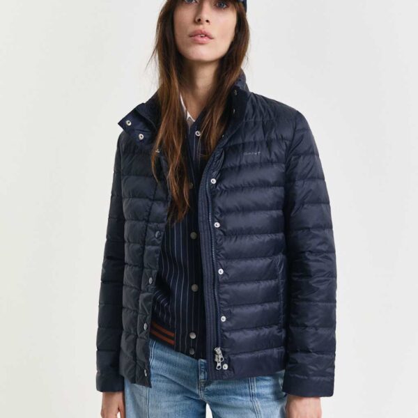 GANT Lightweight Quilted Padded Puffer Jacket Navy