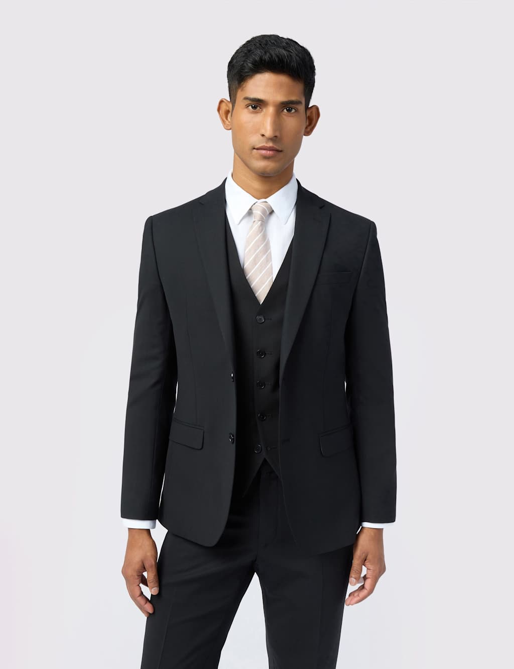 Ted Baker Slim Fit Performance Wool Rich Suit Jacket Black