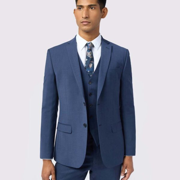 Ted Baker Slim Fit Wool Rich Suit Jacket Blue