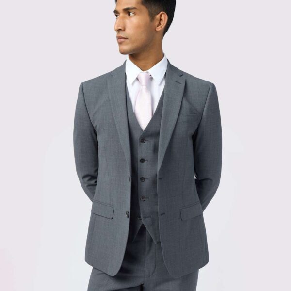 Ted Baker Slim Fit Wool Rich Suit Jacket Charcoal