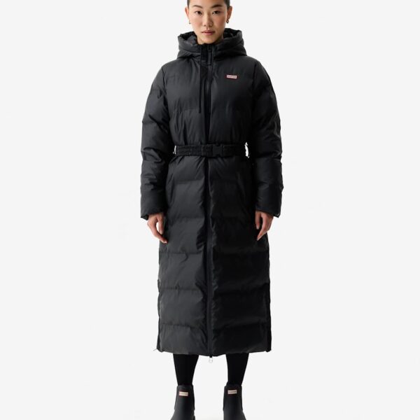 Hunter Hutchinson Longline Puffer Jacket Black