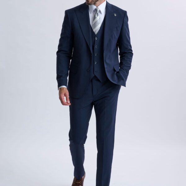 Amedeo 3-Piece Navy Suit