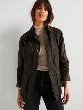 Barbour Classic Beadnell&Reg; Wax Jacket - Olive