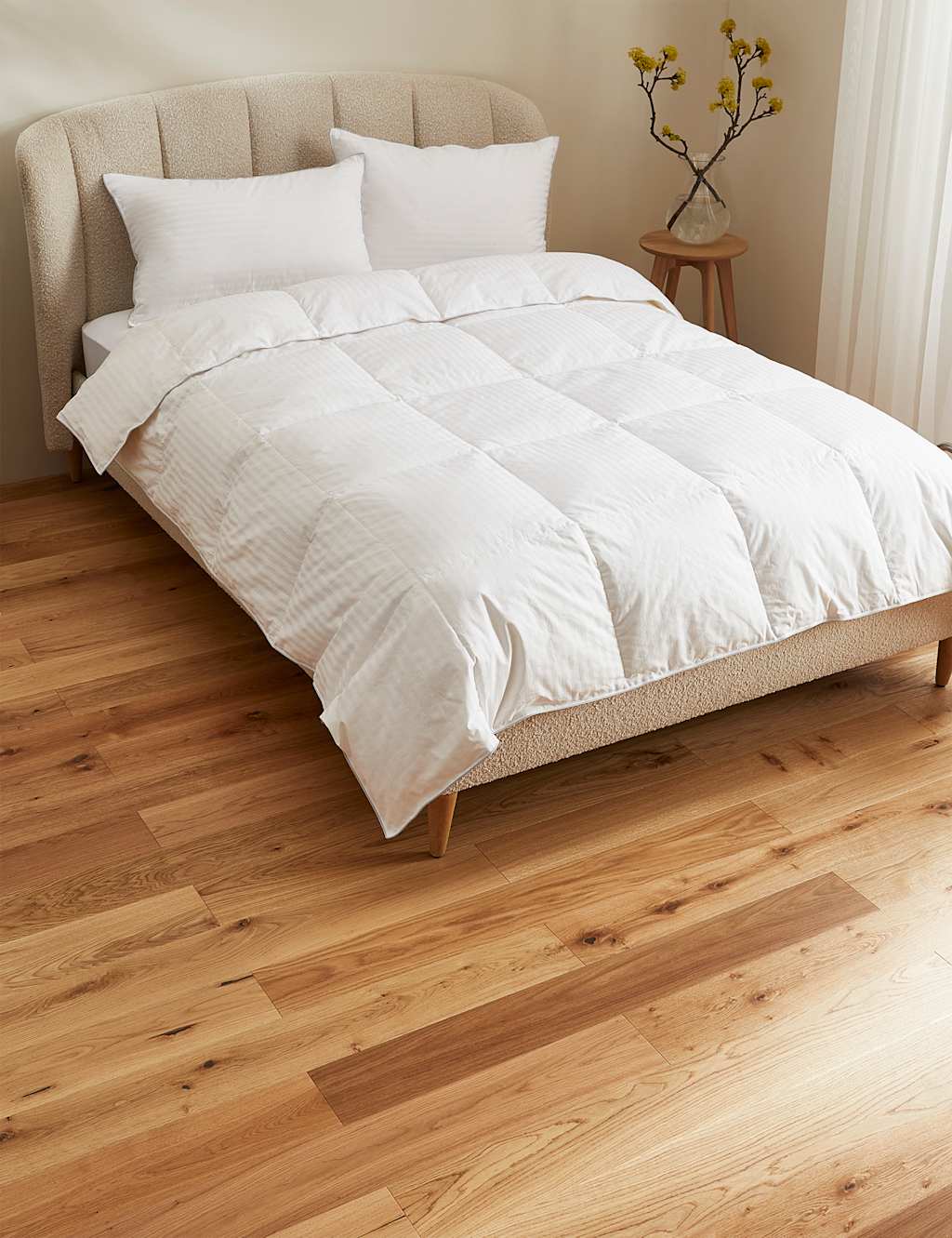 M&S Luxury Hungarian Goose Down 4.5 Tog Duvet White