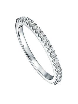 Created Brilliance Odette Created Brilliance 9Ct White Gold 0.25Ct Lab Grown Diamond Full Eternity Ring