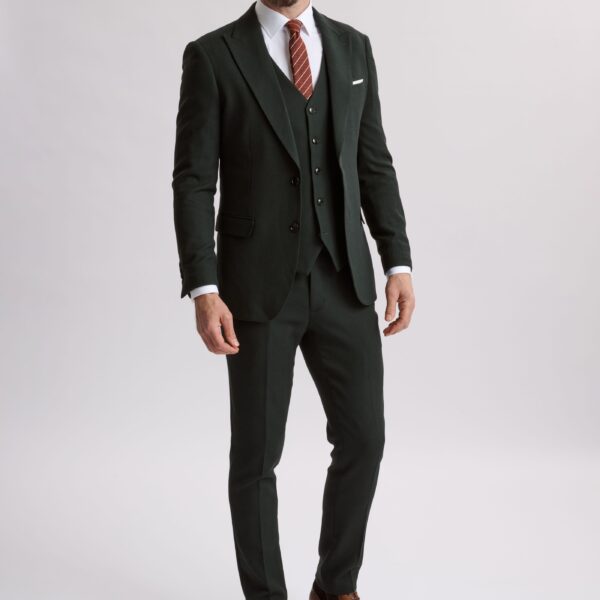 Rico Olive Three Piece Suit