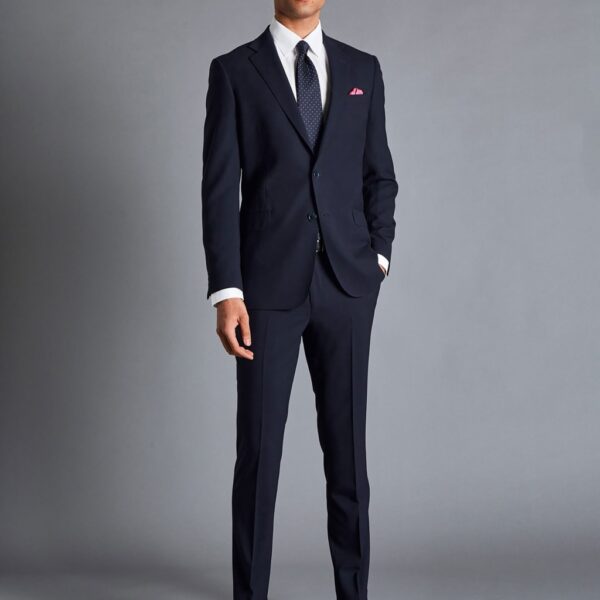 Charles Tyrwhitt Slim Fit Super 120s Wool Suit Jacket Navy