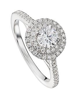 Created Brilliance Sienna Created Brilliance 9Ct White Gold 0.70Ct Lab Grown Diamond Engagement Ring