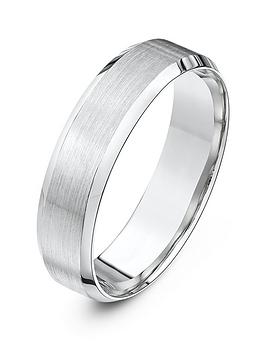 The Love Collection 9Ct White Gold Band Wedding Ring
