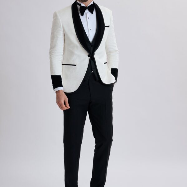 Verga 3 White Piece Tuxedo