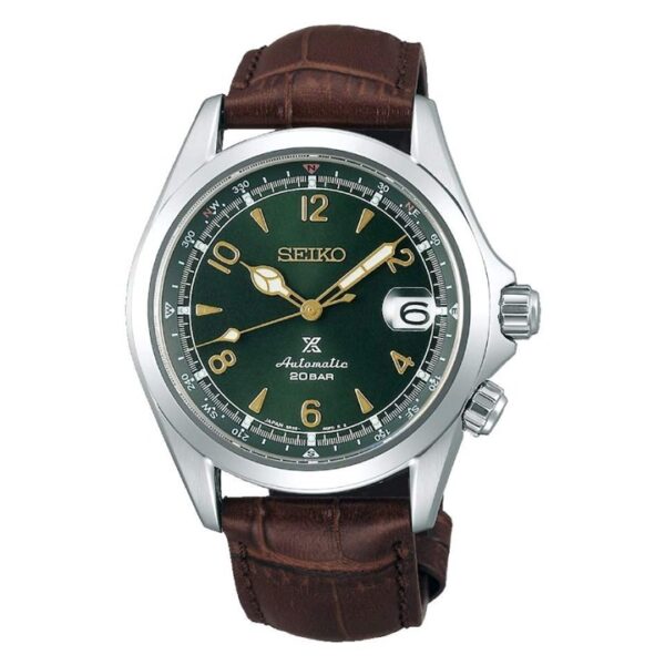 Seiko Prospex SPB121J1 'Alpinist' Brown Leather Strap Watch - W25362