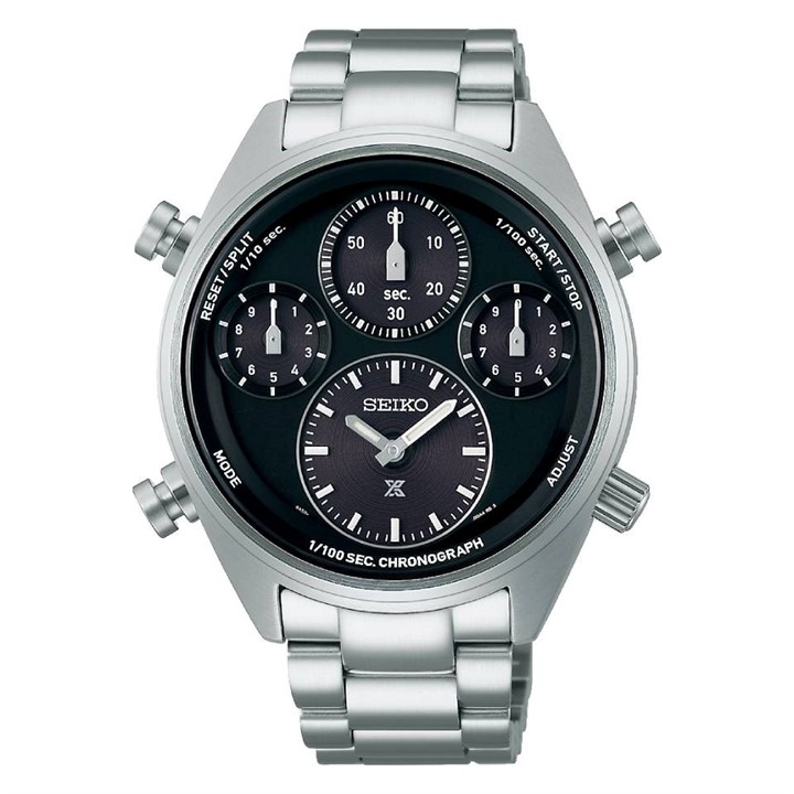Seiko Prospex SFJ003P1 'Black On Black' Solar Speedtimer Watch - W25437