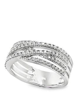 Moissanite 9Kw Moissanite Multi Band Twist Ring