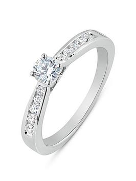 Love Diamond Diamond Solitaire Ring G Vs+ Lab Grown
