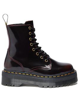 Dr Martens Jadon 8 Eye Boot Cherry Arcadia - Red