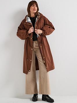 Barbour Regular Knee Length Waterproof Coat - Brown