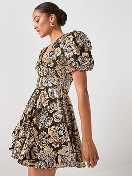 Elliatt Celeste Mini Dress - Black