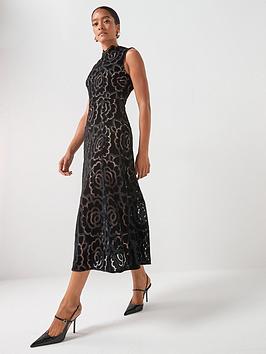 Elliatt Eris Midi Dress - Black