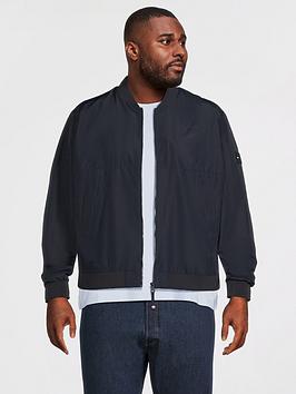 Tommy Hilfiger Big & Tall Branded Bomber - Navy