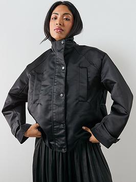 Allsaints Luellah Oversized Jacket - Black