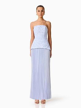 Elliatt Lacy Strapless Gown - Blue