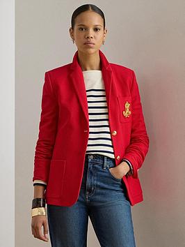 Ralph Lauren Anfisa-Lined-Jacket - Red