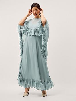 Monsoon Jodie Pale Dress - Blue