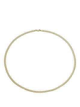 Ernest Jones 9Ct Yellow Gold 20" Curb Chain
