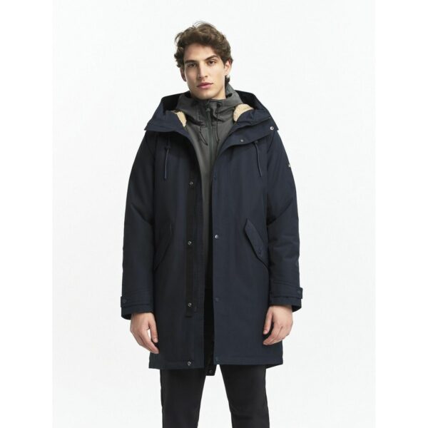 Mocopi Long Parka with Sherpa Lining
