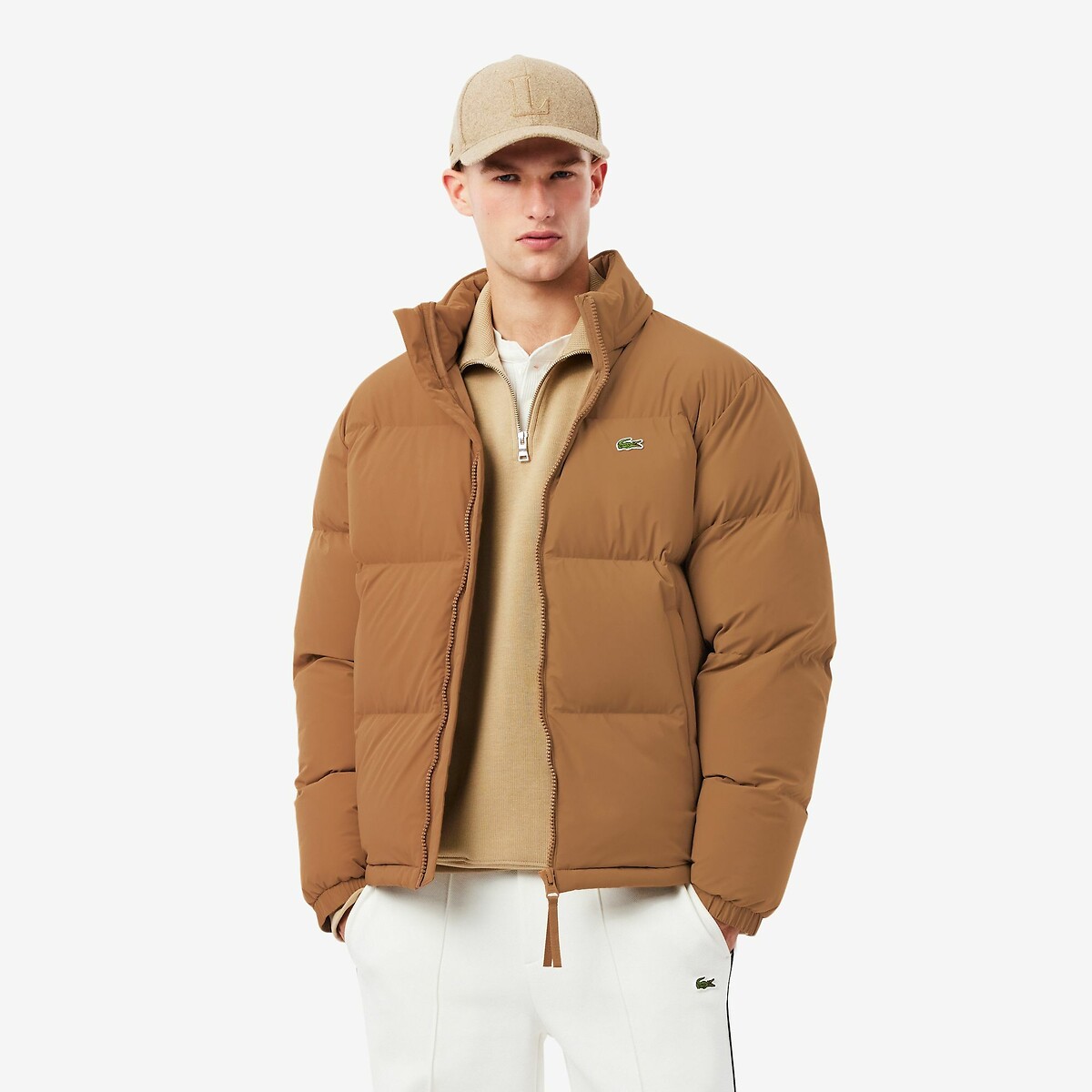 Warm Padded Jacket with Integral Hood