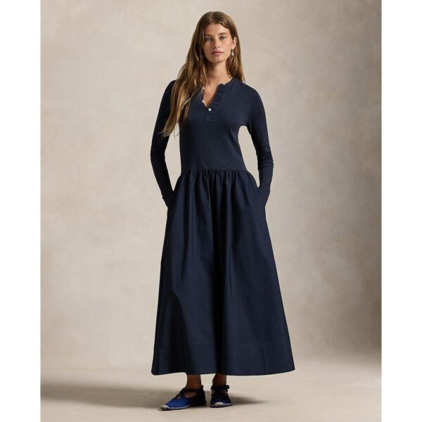Full Maxi Dress with Long Sleeves