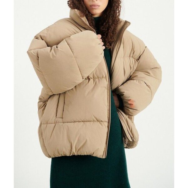 Rofy Padded Jacket with Zip-Up Cowl