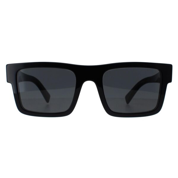 Prada Rectangle Mens Black Dark Grey PR19WS - One Size