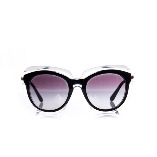 Dolce & Gabbana Pre-owned Womens Oversized Black on transparent sunglasses - One Size