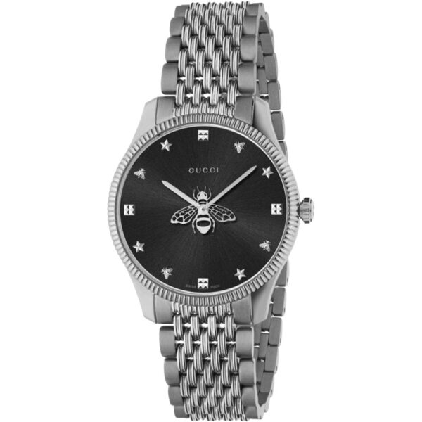 Gucci Womens YA1264154 G-Timeless Unisex Watch - Silver - One Size