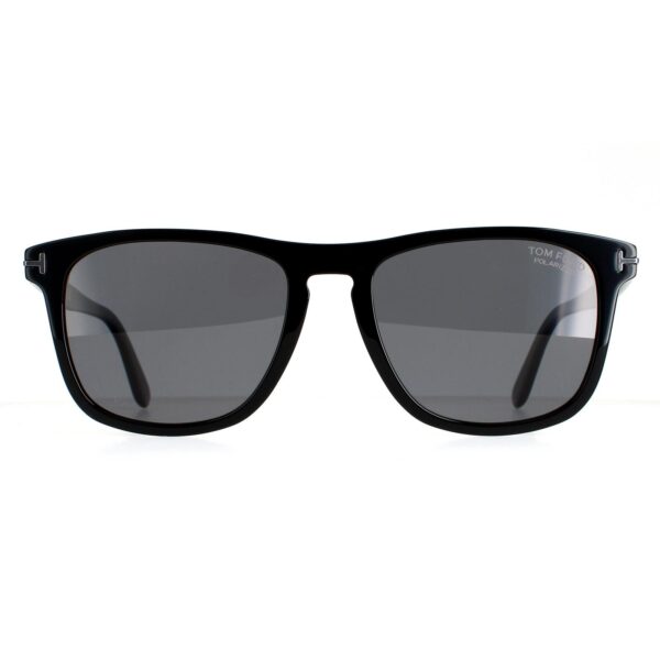 Tom Ford Rectangle Mens Black Grey Polarized FT0930-N Gerard Sunglasses - One Size