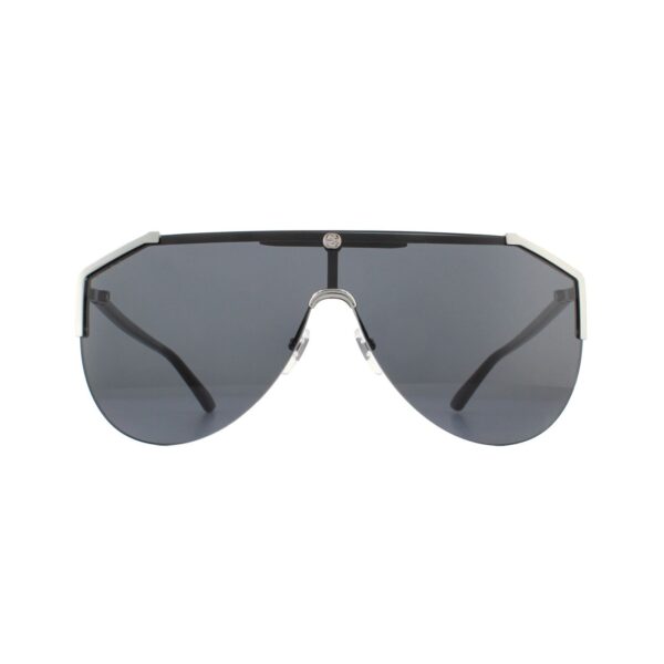 Gucci Mens Sunglasses GG0584S 001 Ruthenium and Black Grey - One Size