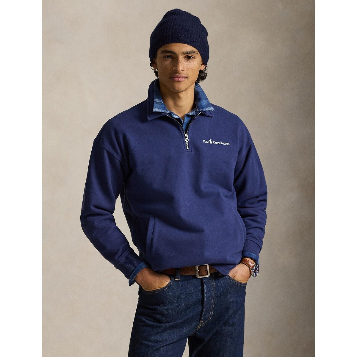 Half Zip Sweatshirt