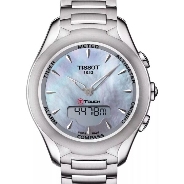 Tissot T-touch Solar Womens Silver Watch T0752201110100 Stainless Steel - One Size